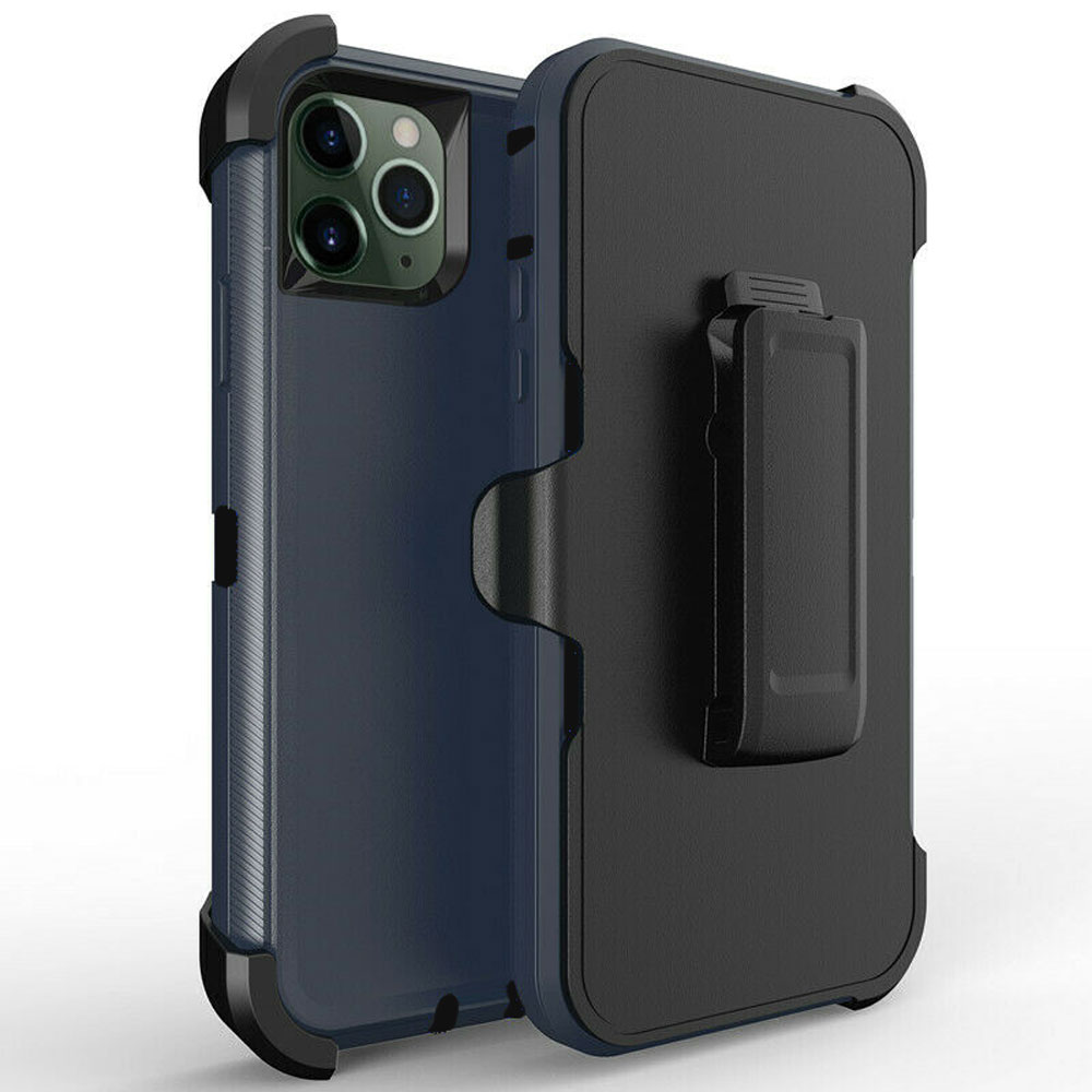 iPHONE 11 Pro (5.8in) Armor Robot Case with Clip (Blue Black)